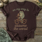 Printify T-Shirt Assume The Worst Frog T-Shirt