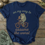Printify T-Shirt Assume The Worst Frog T-Shirt