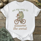 Printify T-Shirt Assume The Worst Frog T-Shirt