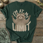 Printify T-Shirt At Limit Raccoon T-Shirt