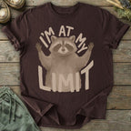 Printify T-Shirt At Limit Raccoon T-Shirt
