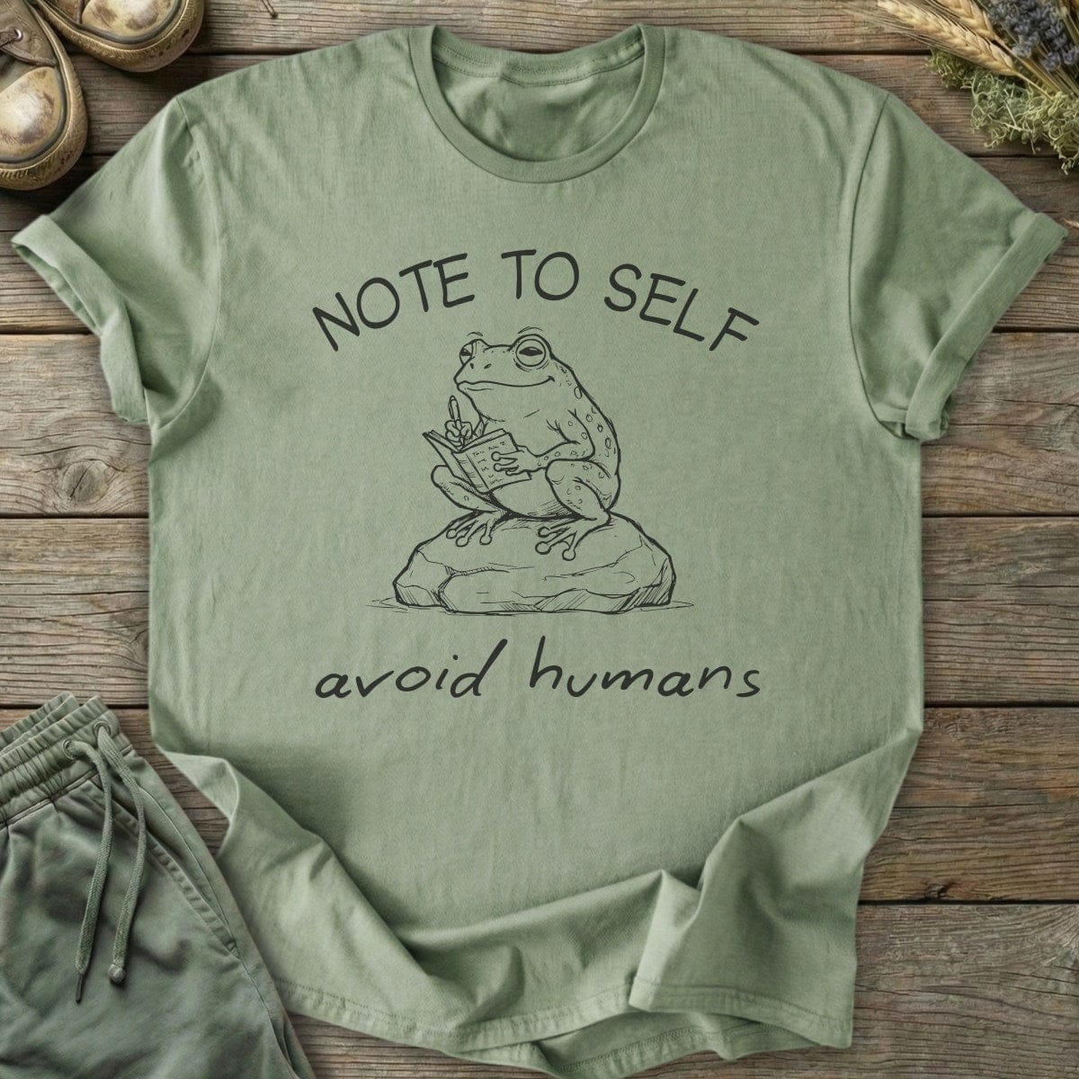 Printify T-Shirt Avoid Humans T-Shirt
