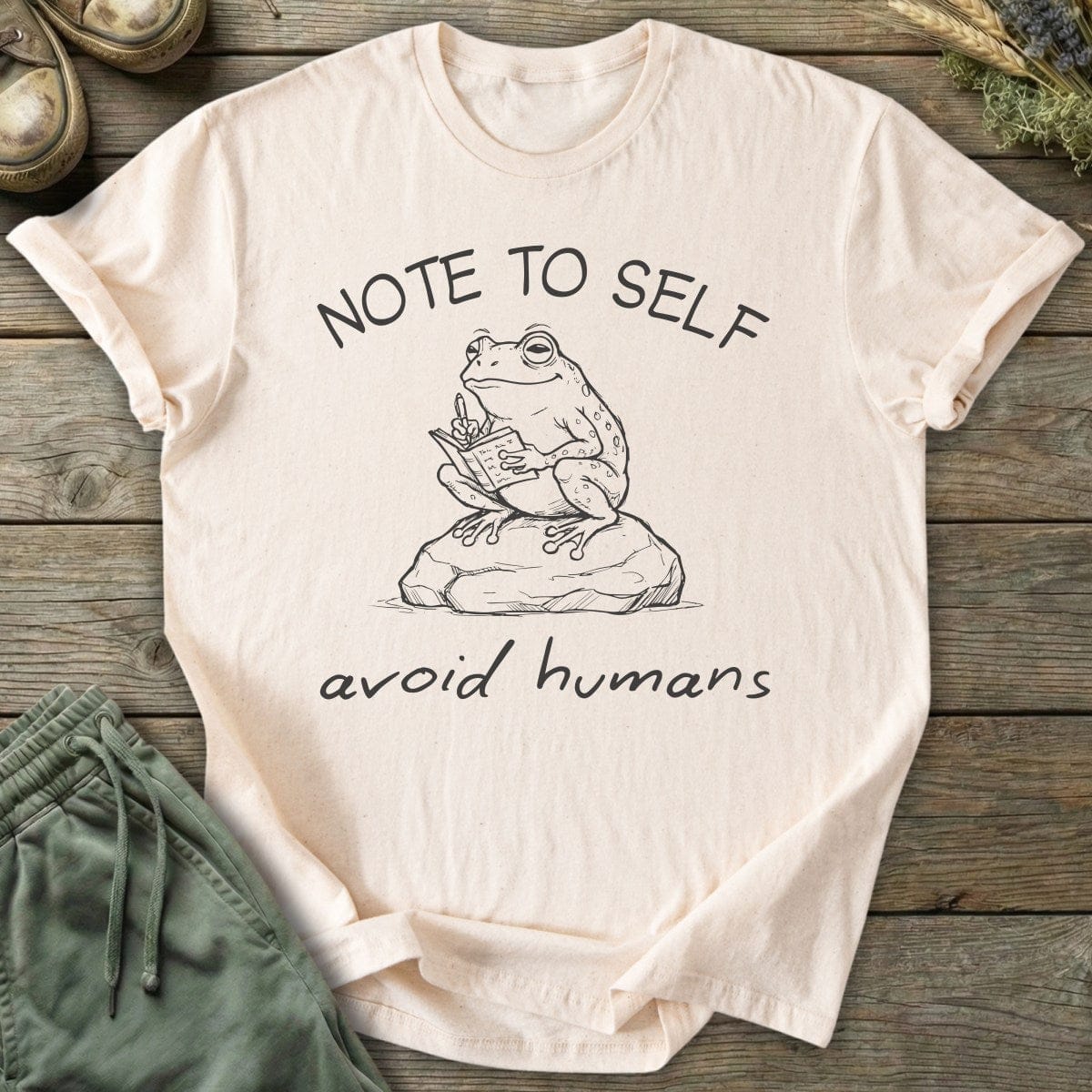 Printify T-Shirt Avoid Humans T-Shirt