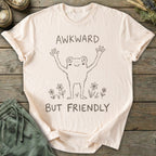 Printify T-Shirt Awkward But Friendly T-Shirt