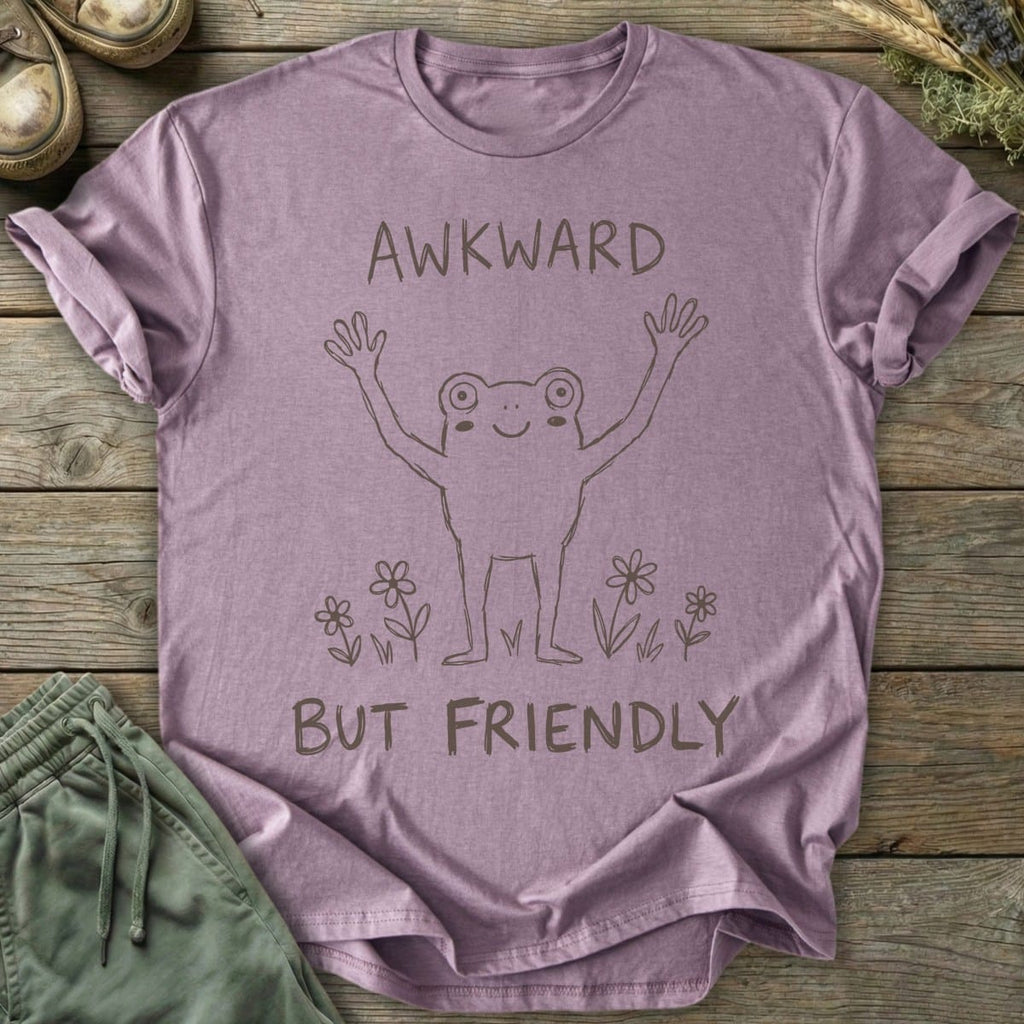Printify T-Shirt Awkward But Friendly T-Shirt