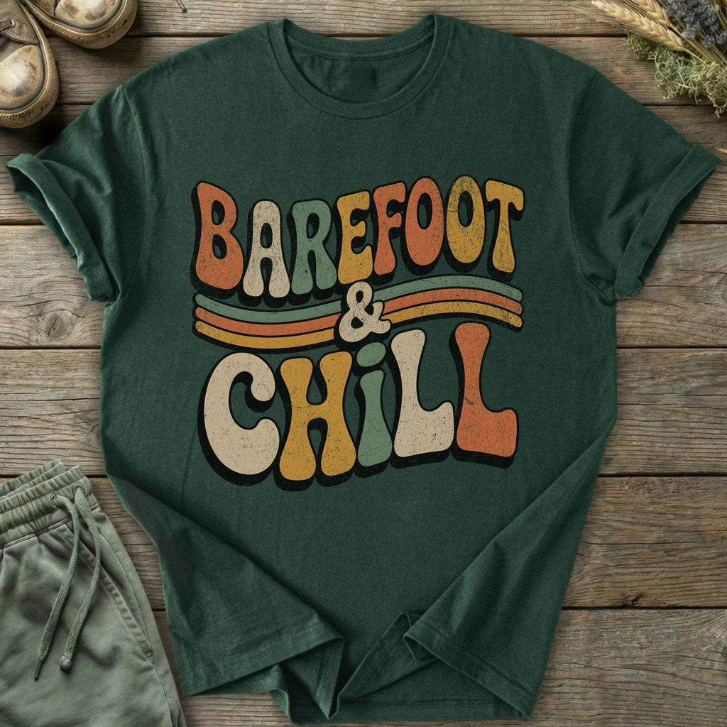 Printify T-Shirt Barefoot & Chill T-Shirt