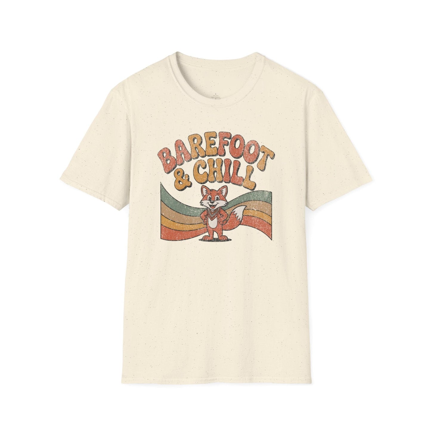 Printify T-Shirt Barefoot Fox T-Shirt