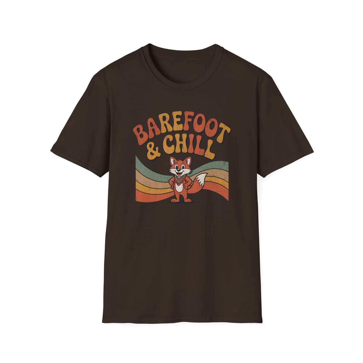 Printify T-Shirt Barefoot Fox T-Shirt