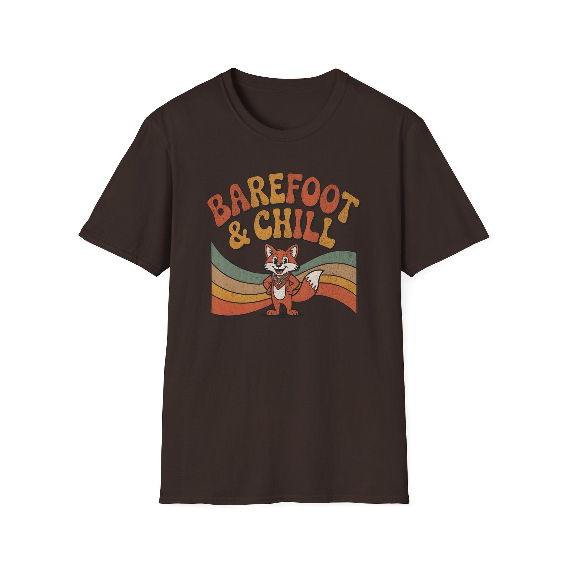 Printify T-Shirt Barefoot Fox T-Shirt