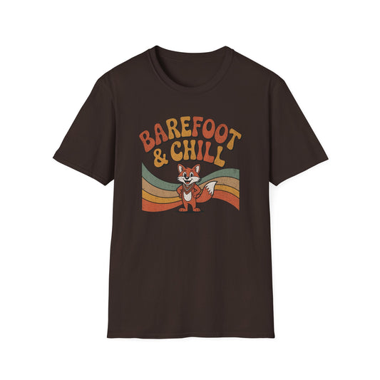 Printify T-Shirt Barefoot Fox T-Shirt