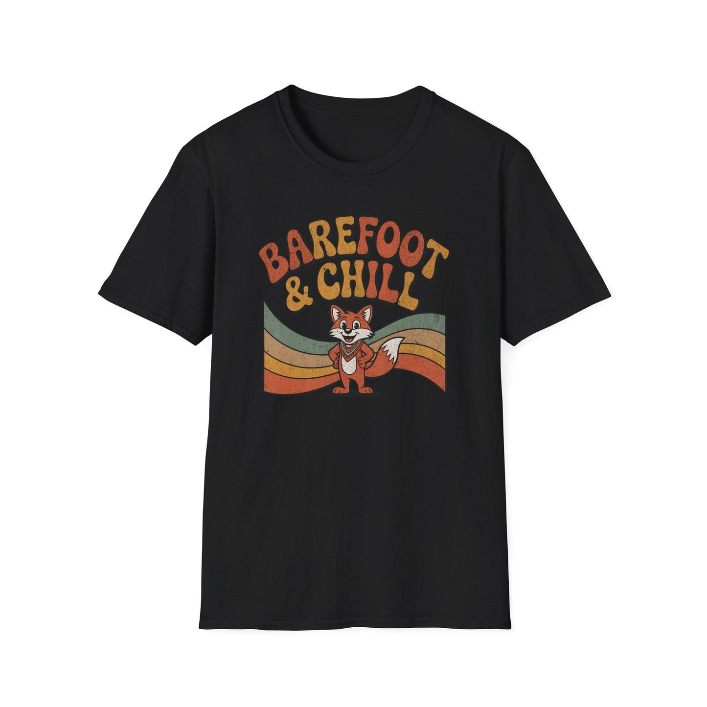 Printify T-Shirt Barefoot Fox T-Shirt