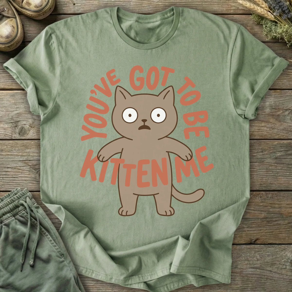 Printify T-Shirt Be Kitten Me T-Shirt