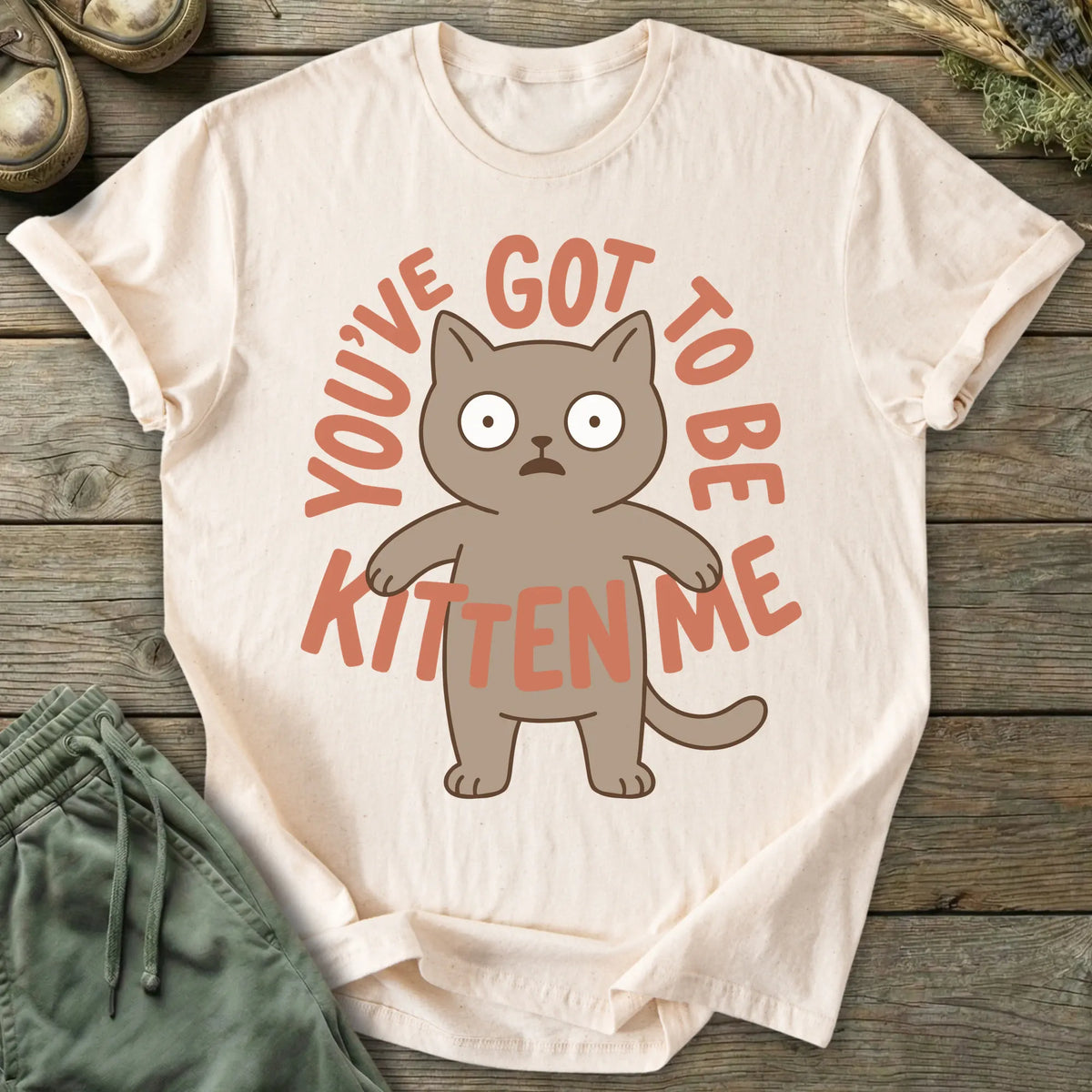 Printify T-Shirt Be Kitten Me T-Shirt