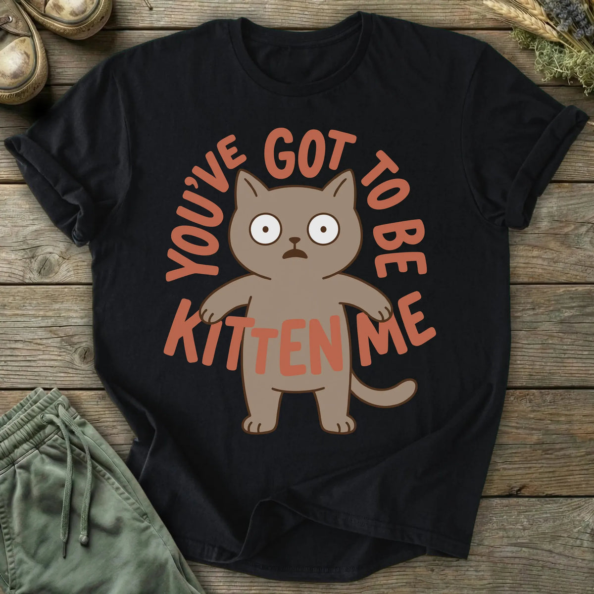 Printify T-Shirt Be Kitten Me T-Shirt