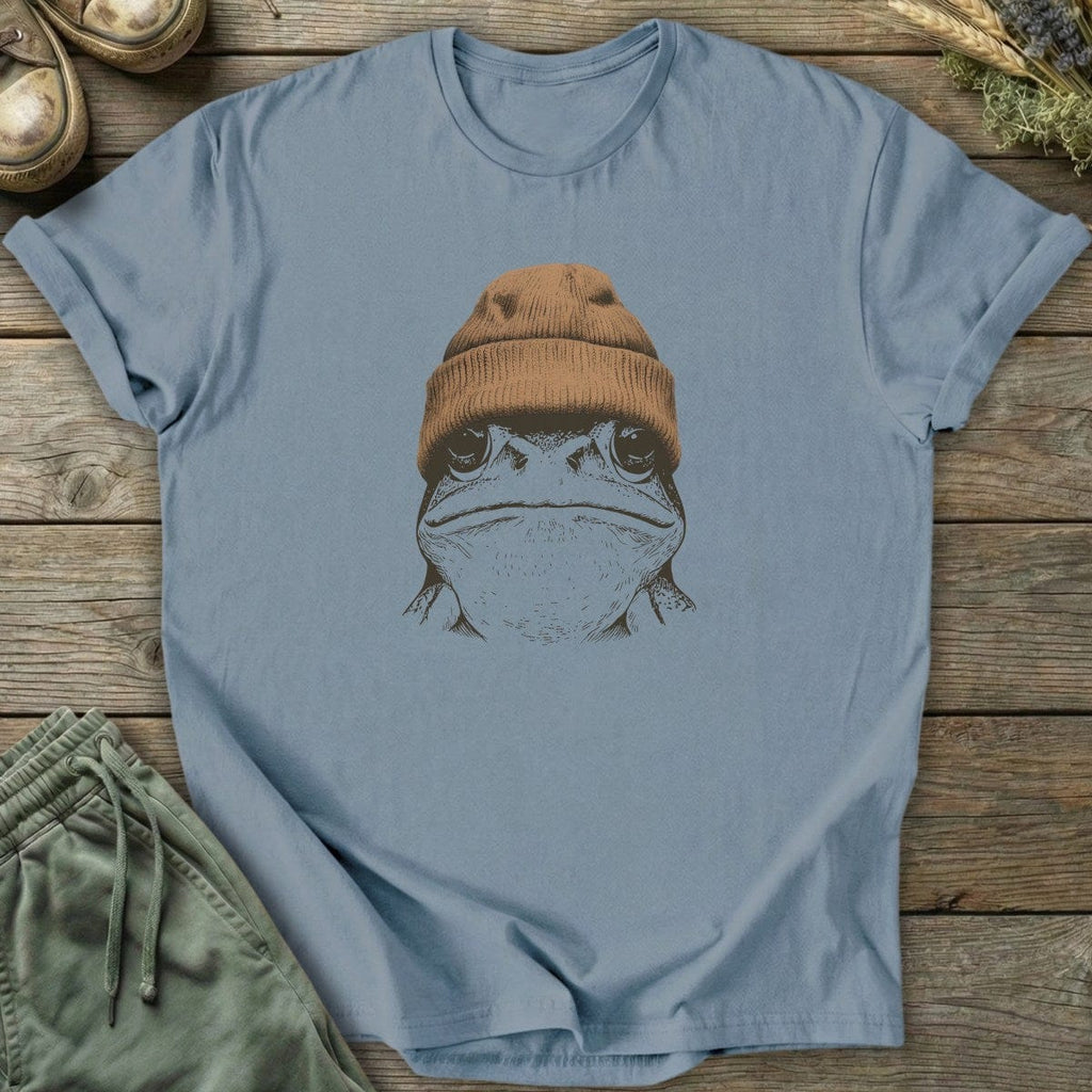 Printify T-Shirt Beanie Frog T-Shirt