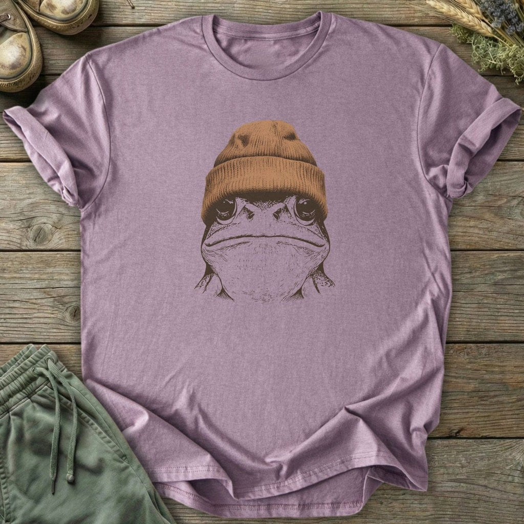 Printify T-Shirt Beanie Frog T-Shirt