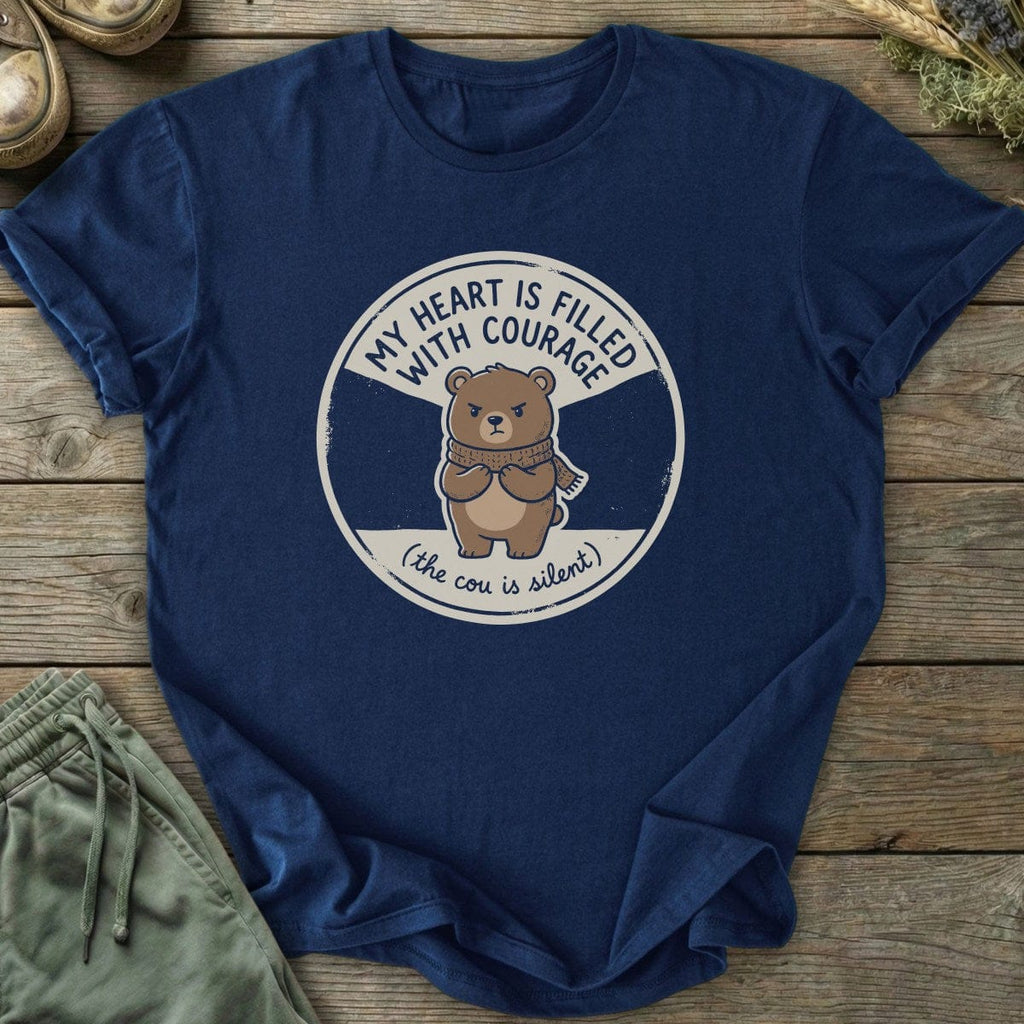 Printify T-Shirt Bear Courage T-Shirt