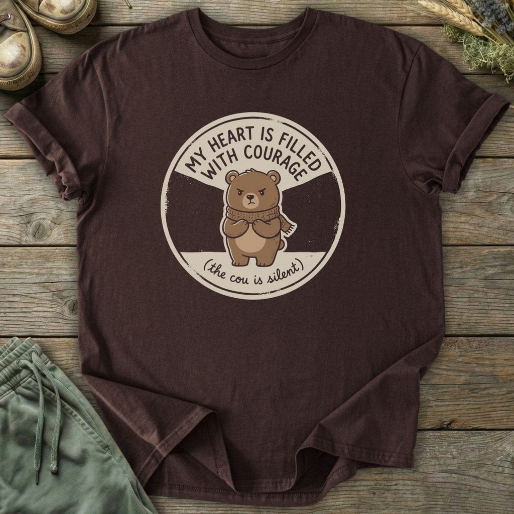 Printify T-Shirt Bear Courage T-Shirt