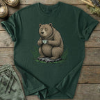 Printify T-Shirt Bear on Stump T-Shirt
