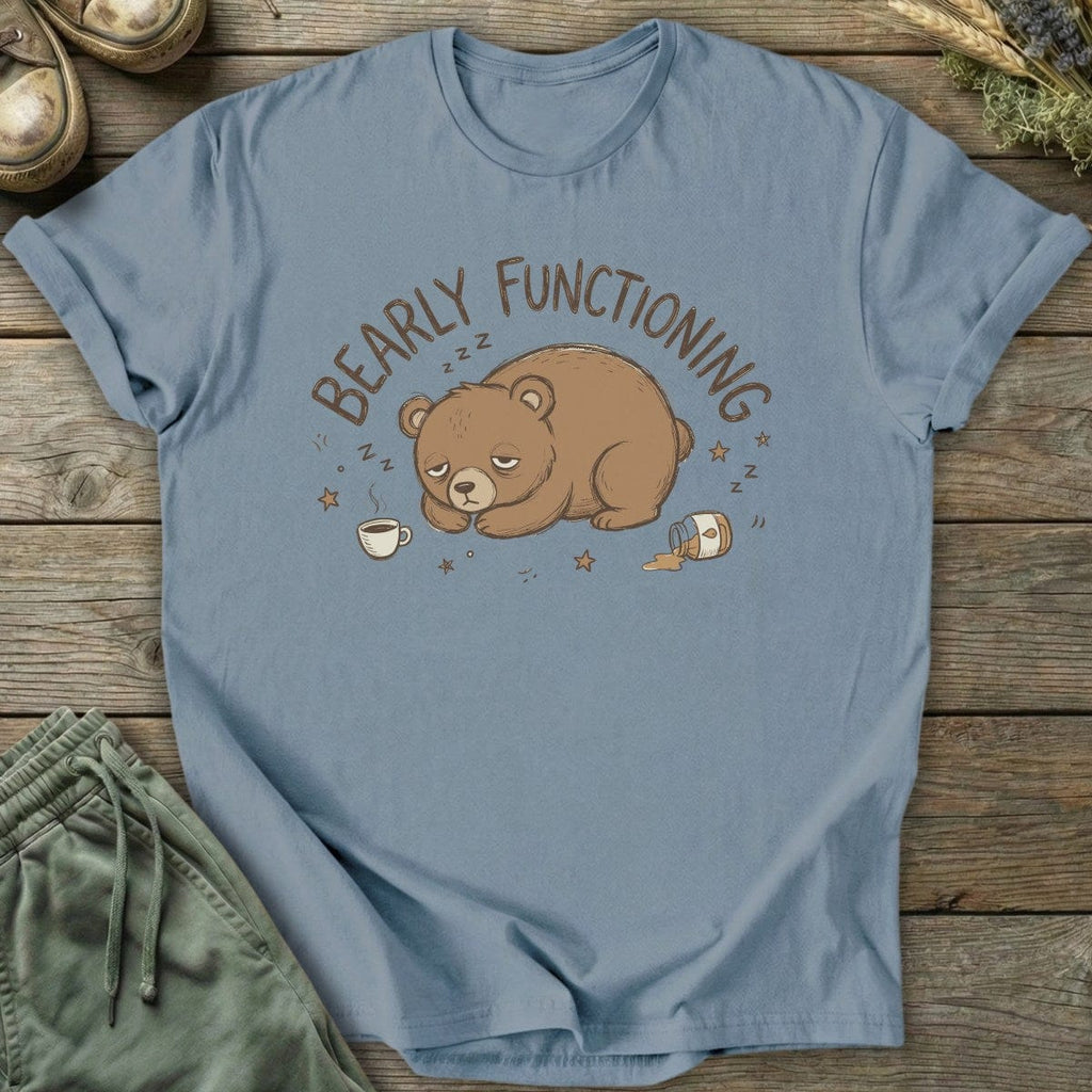 Printify T-Shirt Bearly Functioning Honey Bear T-Shirt