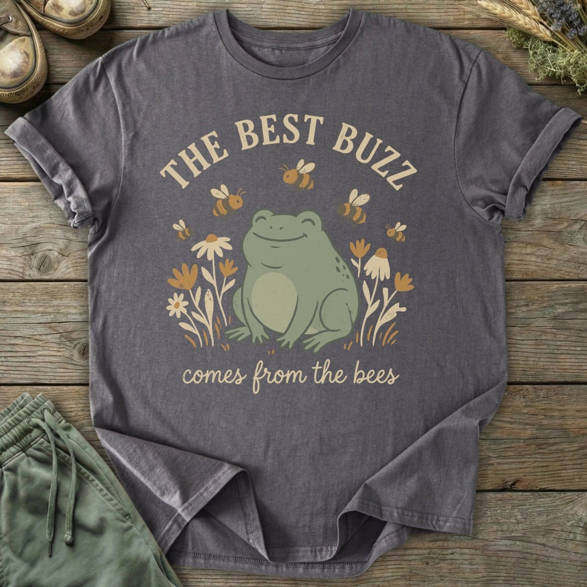 Printify T-Shirt Bees Buzz T-Shirt
