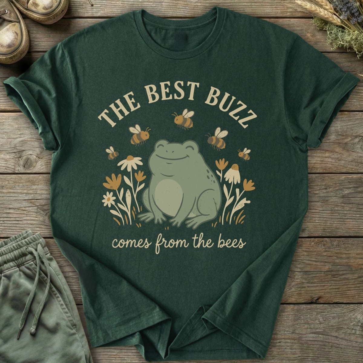 Printify T-Shirt Bees Buzz T-Shirt