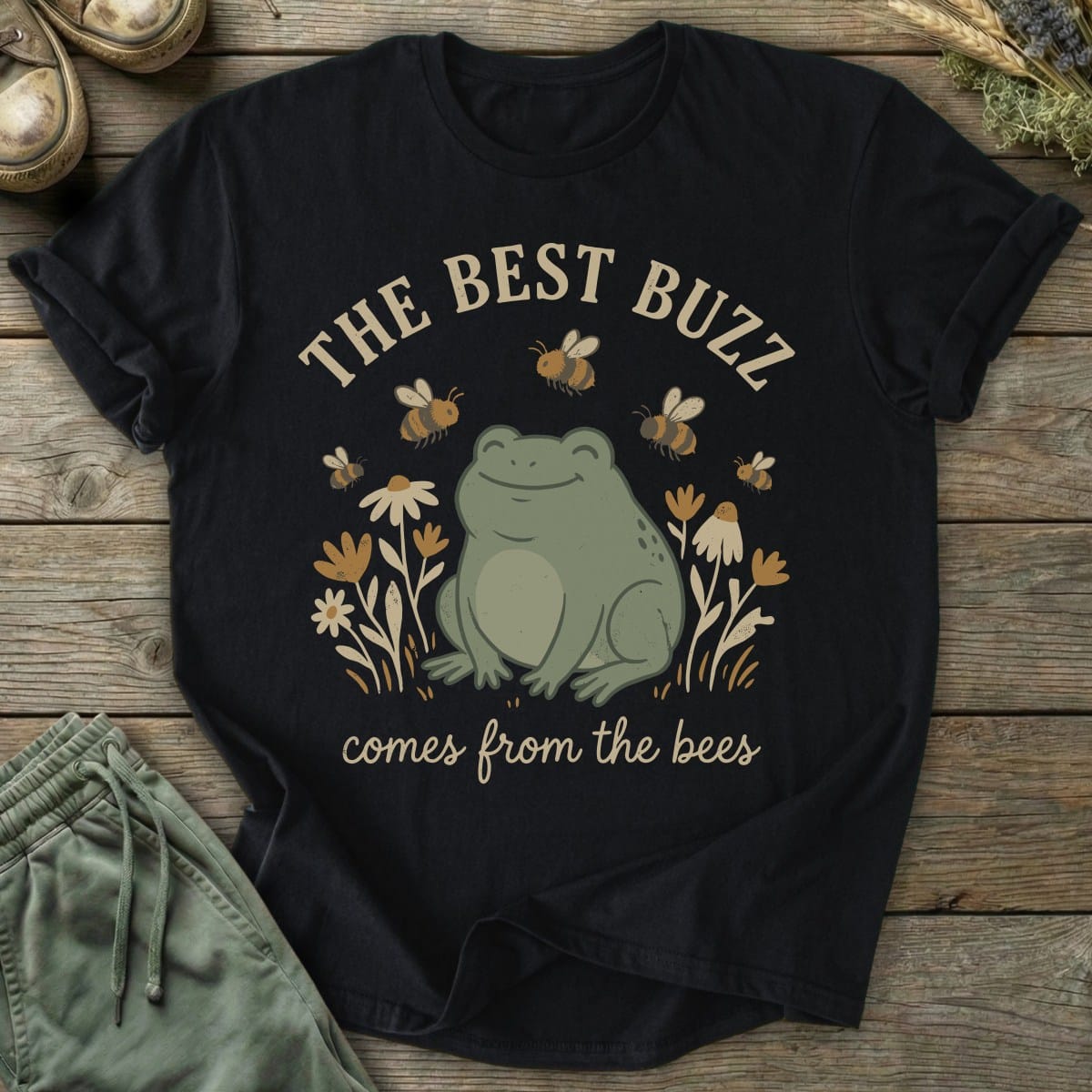 Printify T-Shirt Bees Buzz T-Shirt