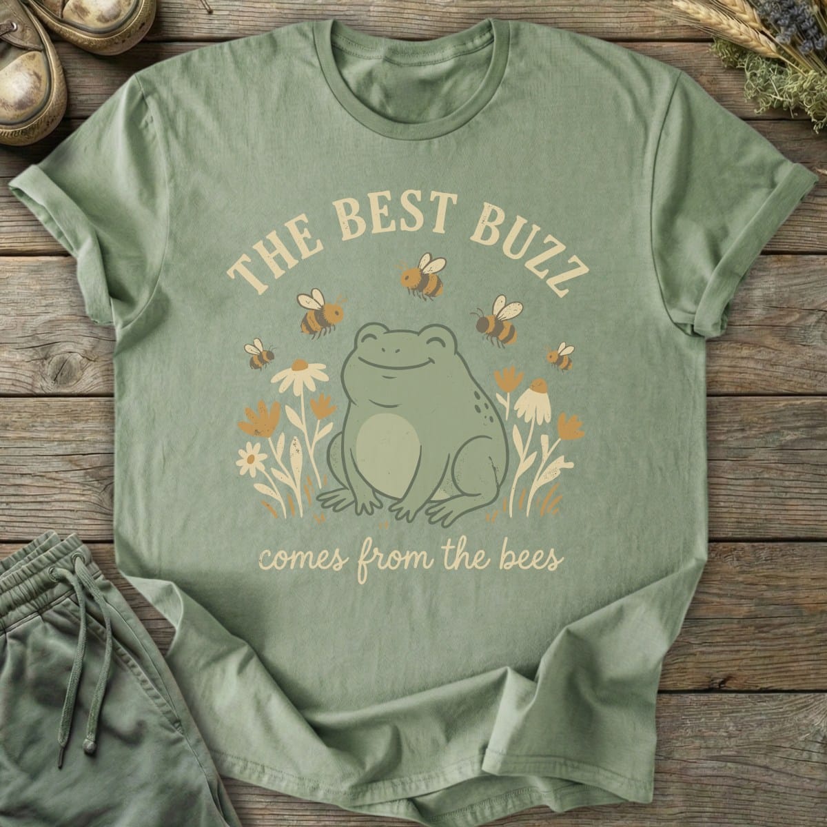 Printify T-Shirt Bees Buzz T-Shirt