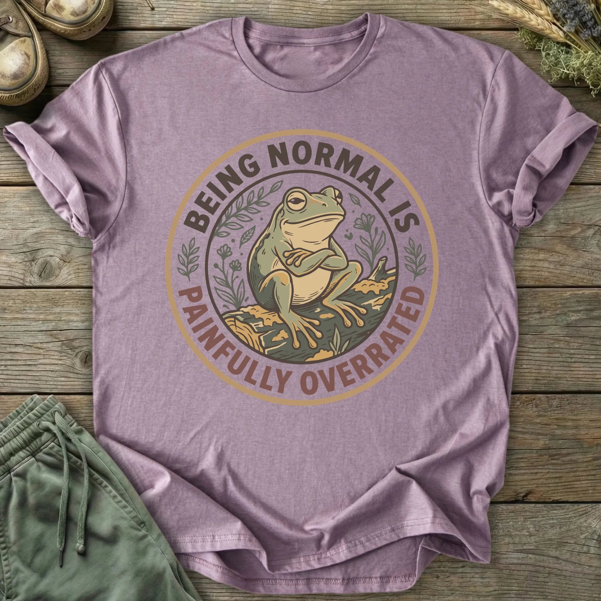 Printify T-Shirt Being Normal Is Overrated T-Shirt