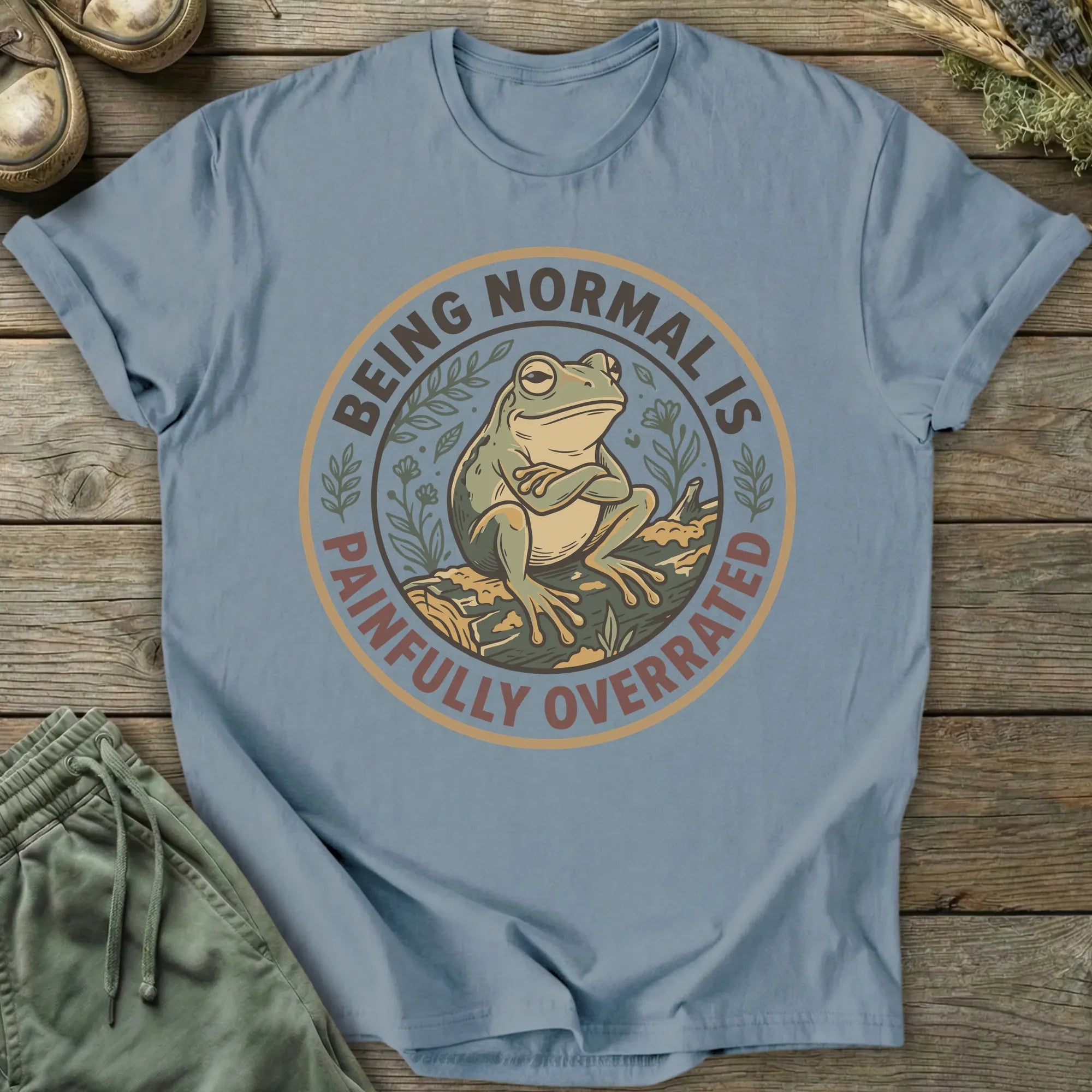 Printify T-Shirt Being Normal Is Overrated T-Shirt