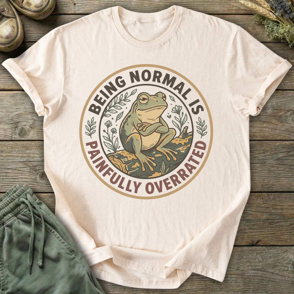 Printify T-Shirt Being Normal Is Overrated T-Shirt