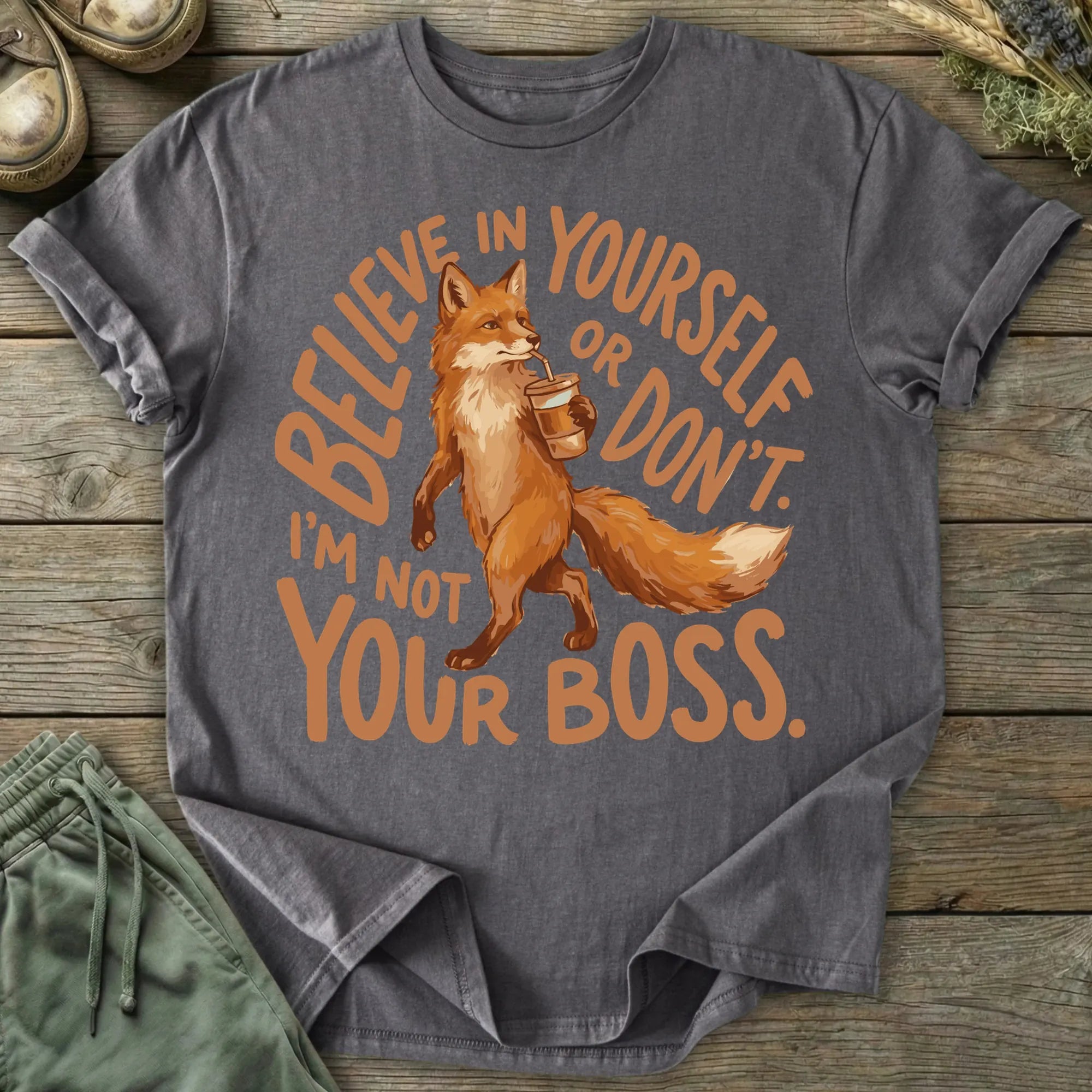 Printify T-Shirt Believe In Yourself T-Shirt