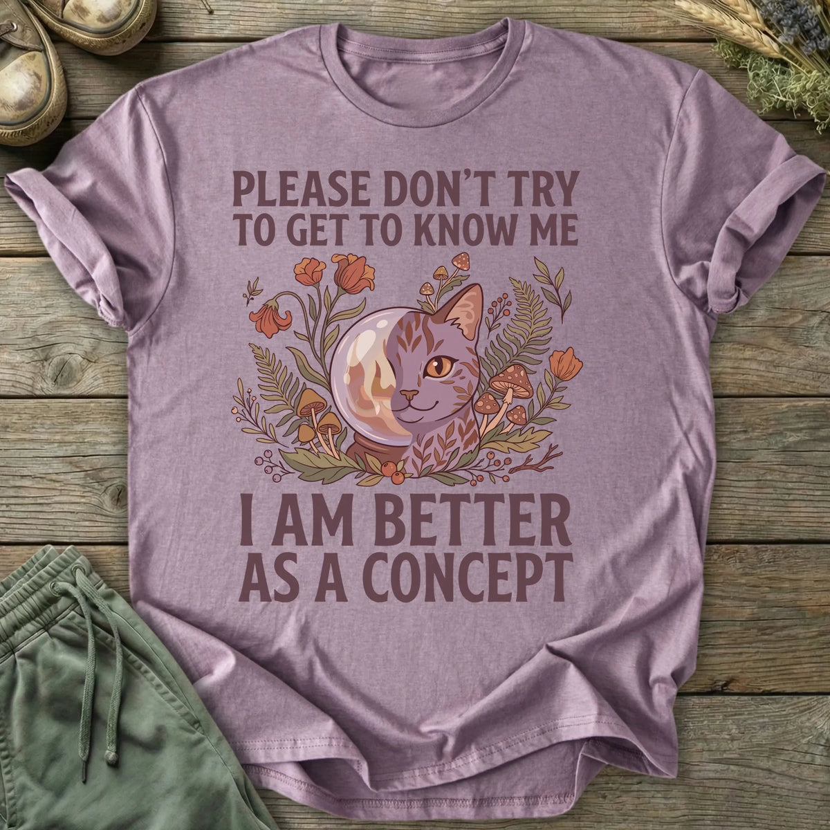 Printify T-Shirt Better As A Concept T-Shirt