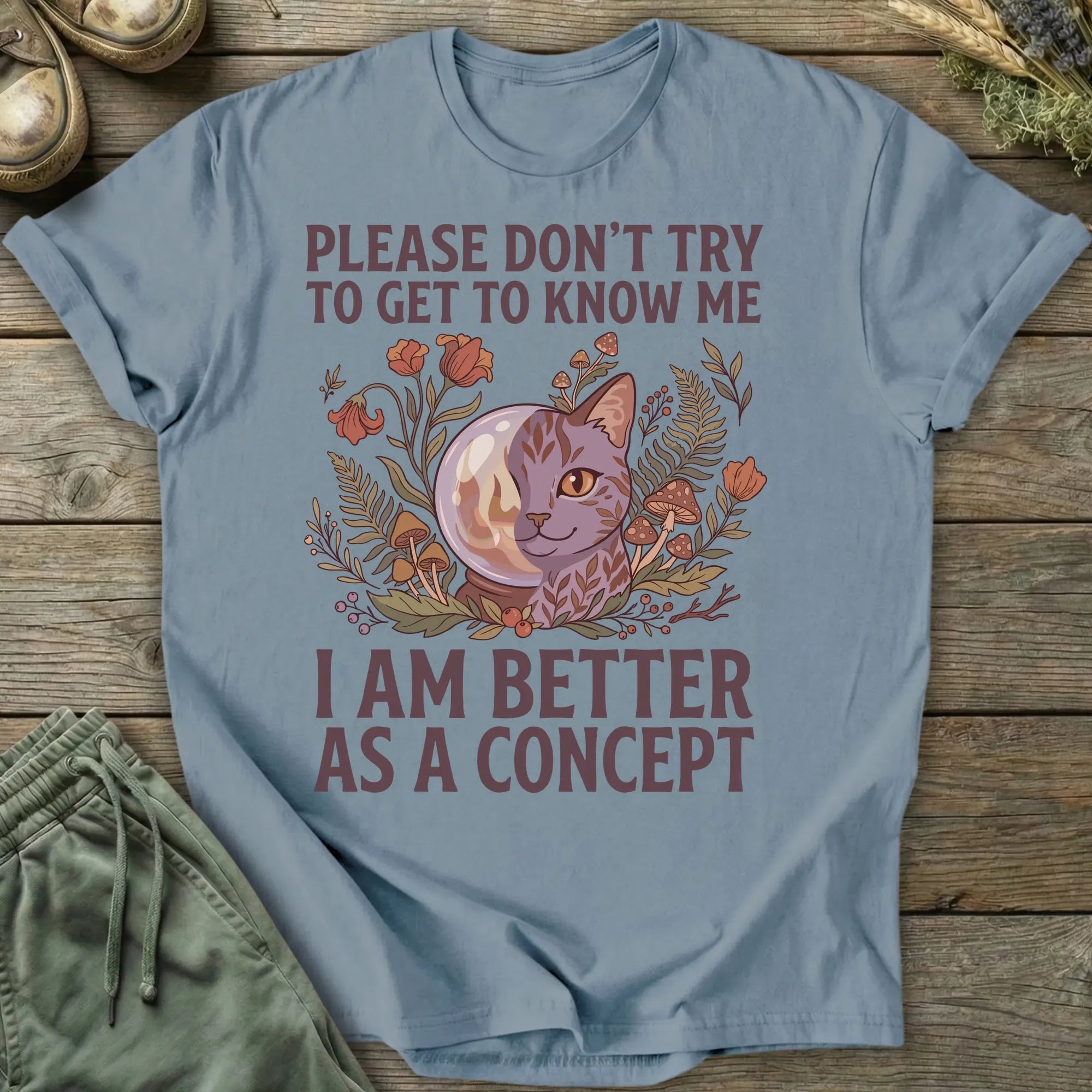 Printify T-Shirt Better As A Concept T-Shirt