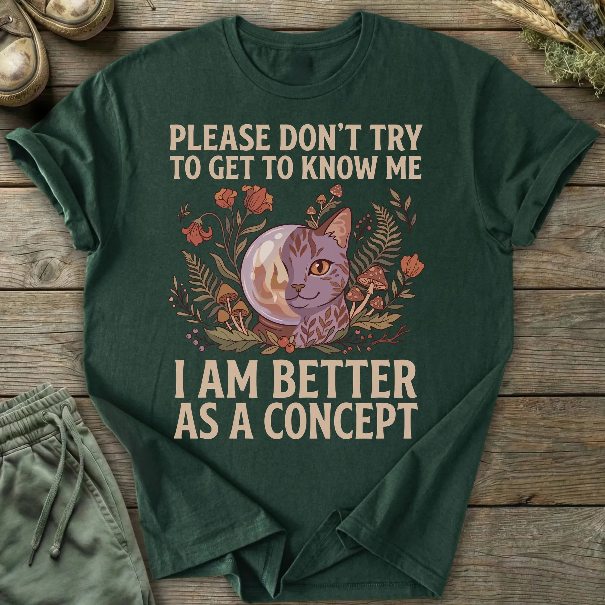 Printify T-Shirt Better As A Concept T-Shirt
