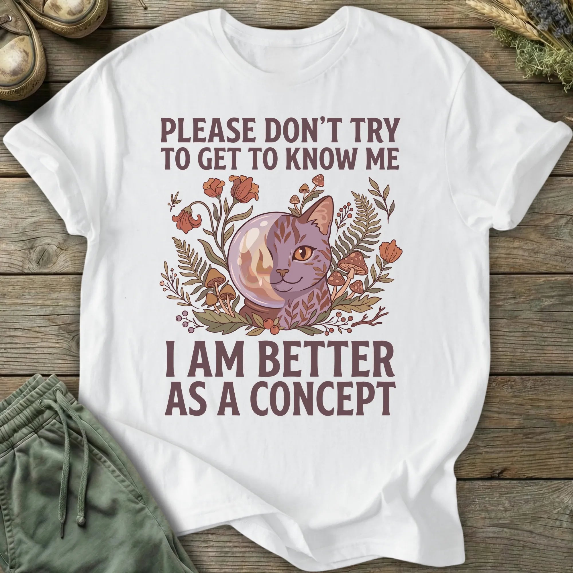Printify T-Shirt Better As A Concept T-Shirt