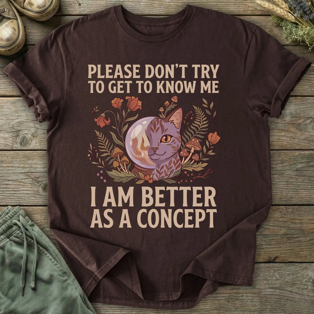 Printify T-Shirt Better As A Concept T-Shirt