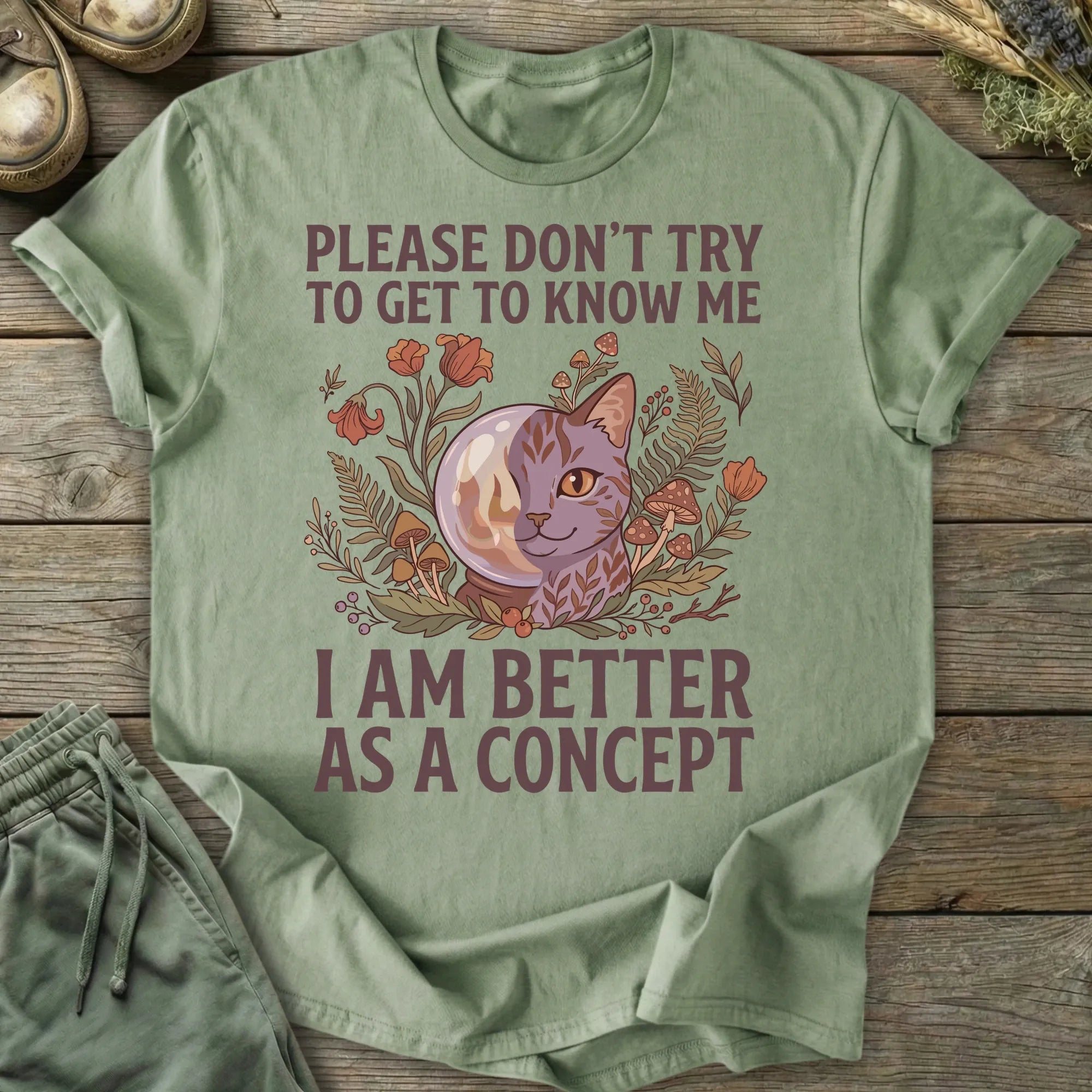 Printify T-Shirt Better As A Concept T-Shirt
