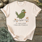 Printify T-Shirt Bird Poops T-Shirt