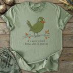 Printify T-Shirt Bird Poops T-Shirt