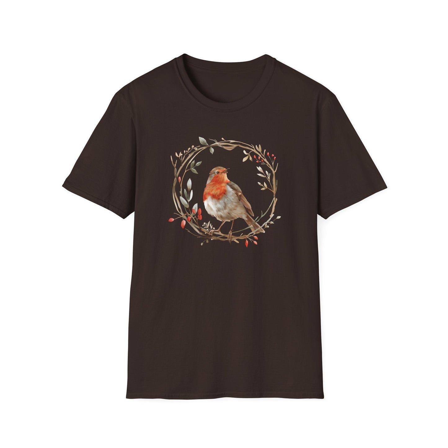 Printify T-Shirt Bird Wreath T-Shirt