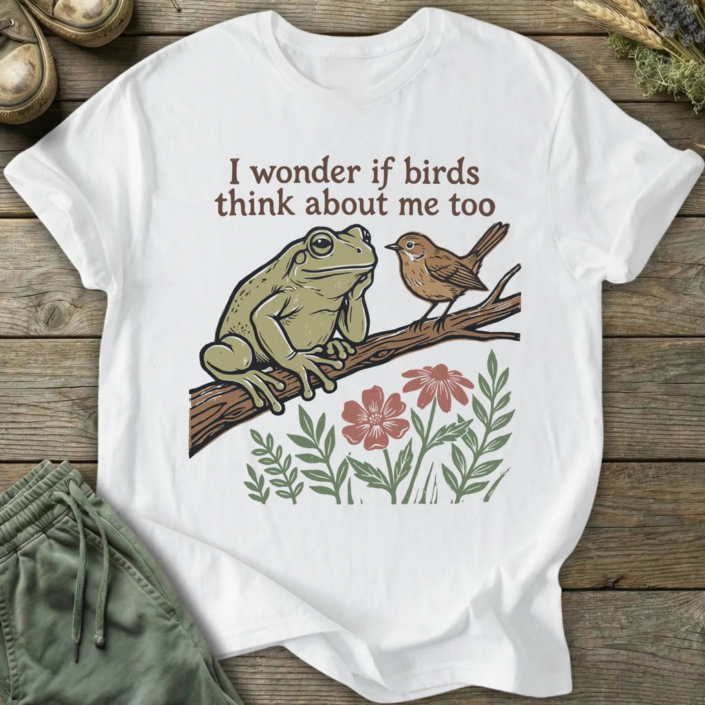 Printify T-Shirt Birds Think About Me T-Shirt