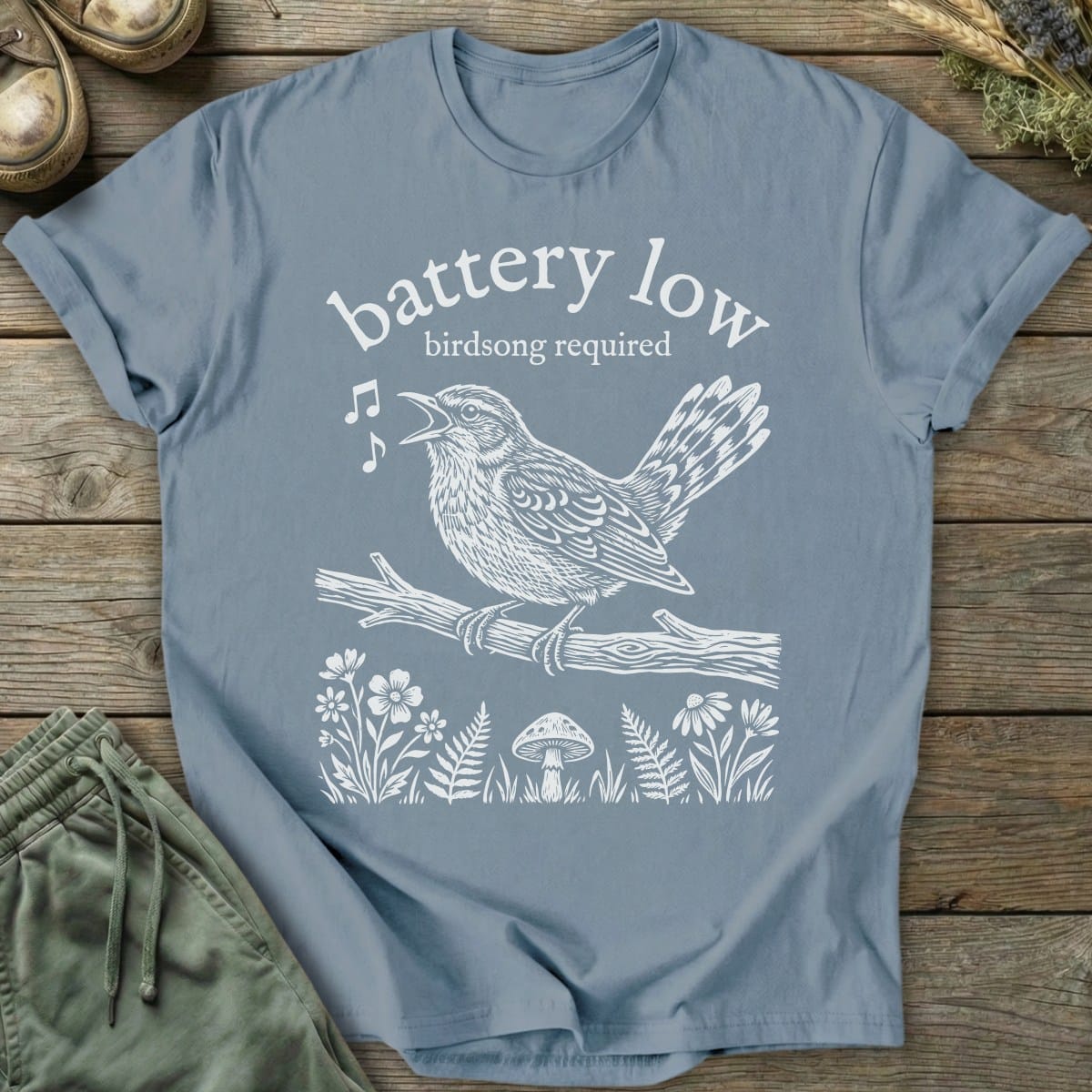 Printify T-Shirt Birdsong Required T-Shirt