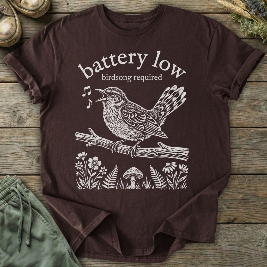 Printify T-Shirt Birdsong Required T-Shirt