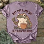 Printify T-Shirt Bit Of A Mess But Doin' My Best T-Shirt