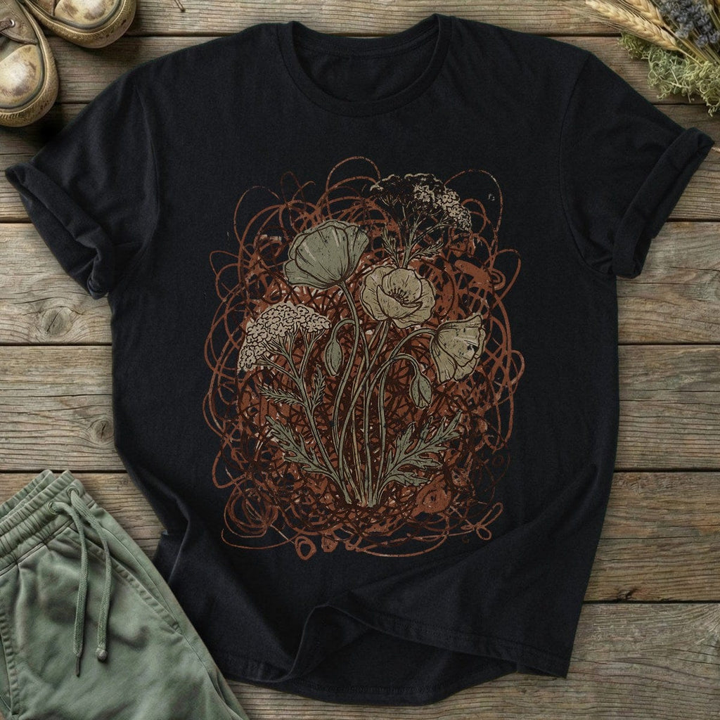 Printify T-Shirt Blooming Through Chaos T-Shirt
