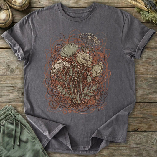 Printify T-Shirt Blooming Through Chaos T-Shirt