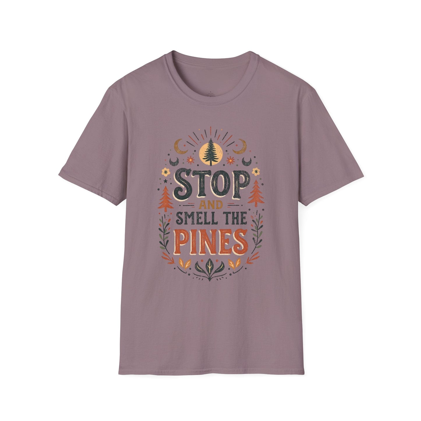Printify T-Shirt Boho Smell the Pines T-Shirt