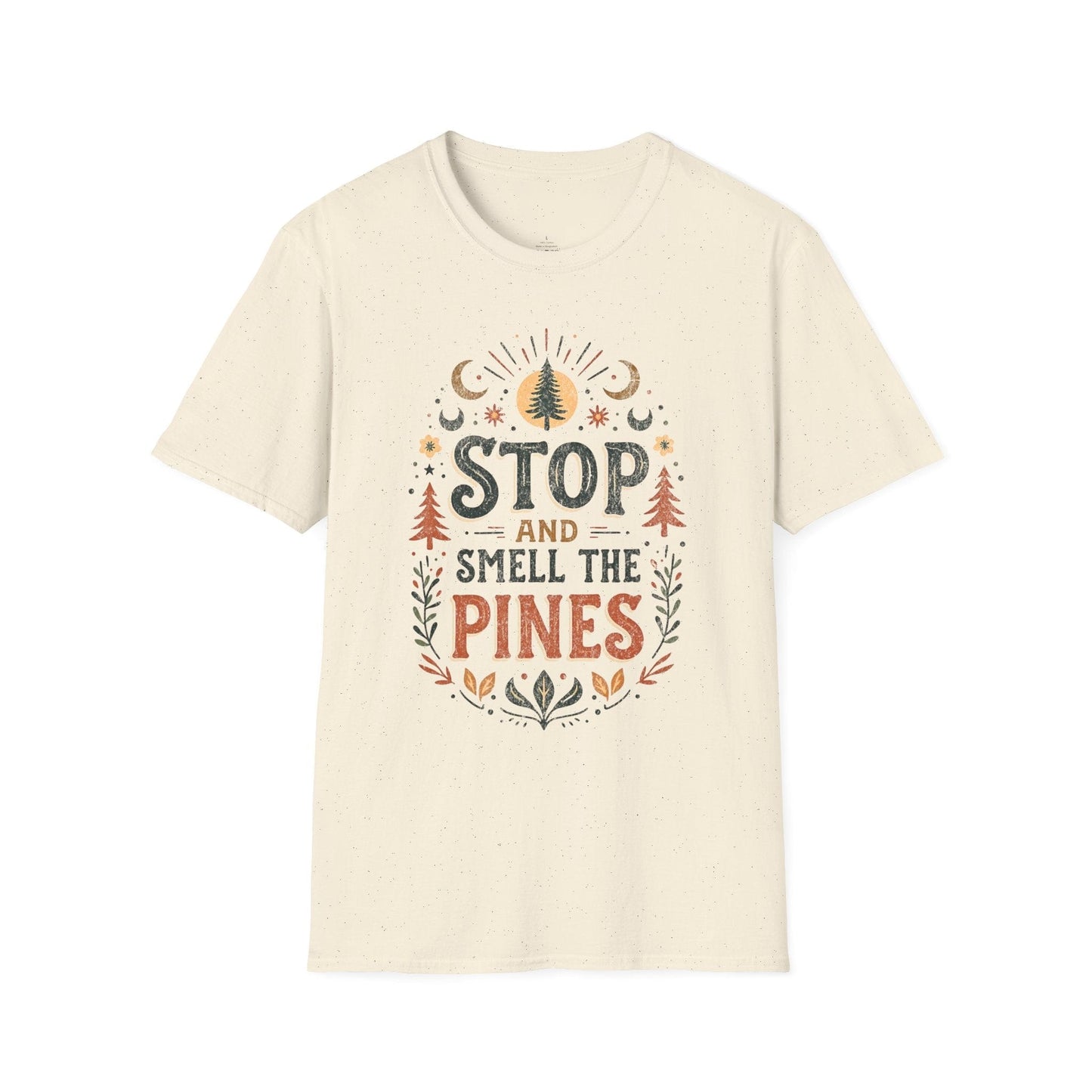 Printify T-Shirt Boho Smell the Pines T-Shirt