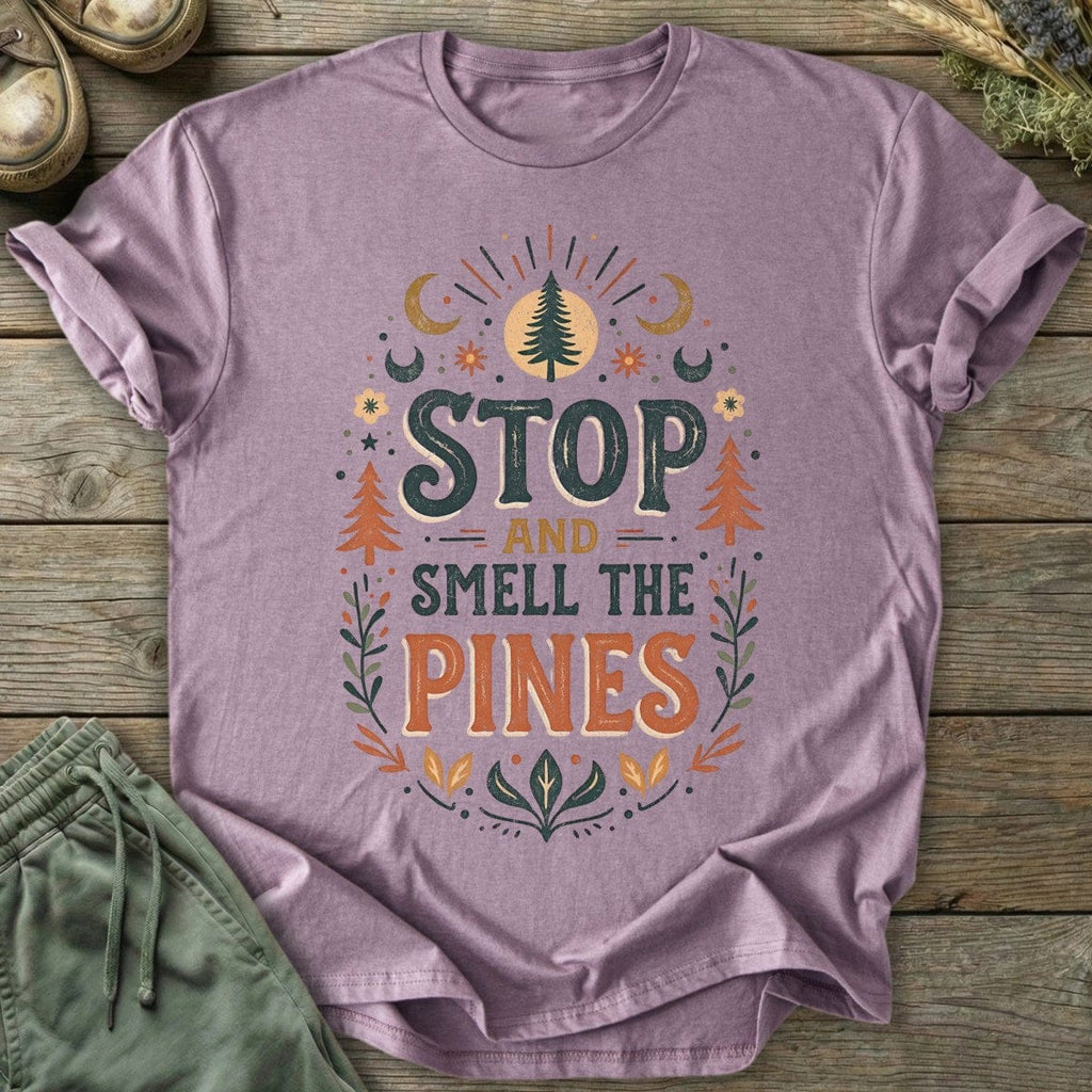Printify T-Shirt Boho Smell the Pines T-Shirt